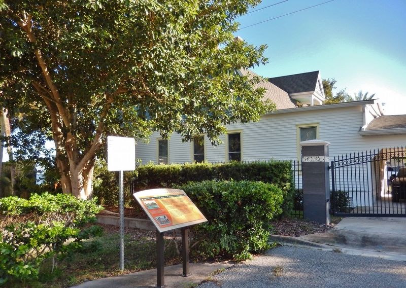 Wager's Grocery Store & Wharf Marker<br>(<i>wide view to the right</i>). Click for full size. Wager's Grocery Store & Wharf Marker<br>(<i>wide view to the right</i>) image. Click for full size.