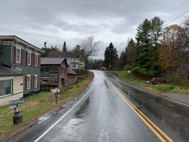 Looking West from Petrie�s Corners Marker image. Click for full size.