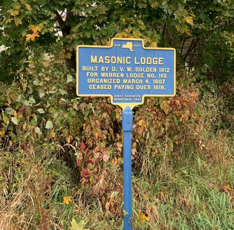 Masonic Lodge Marker image. Click for full size.