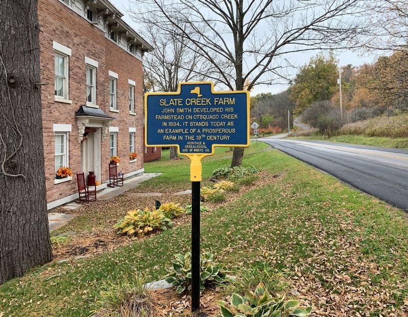 Slate Creek Farm Marker. Click for full size. Slate Creek Farm Marker image. Click for full size.