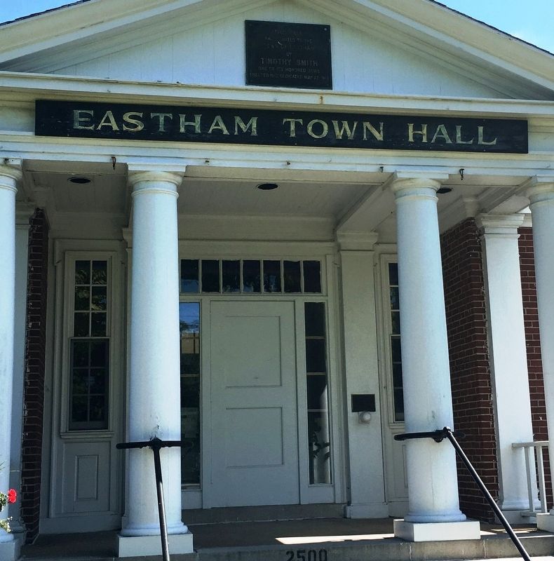 Eastham Town Hall Marker image. Click for full size.