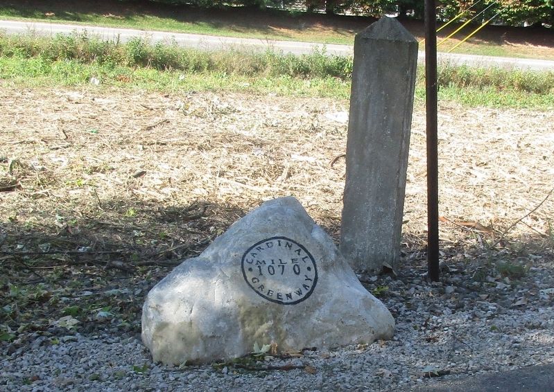Old Indian Trail / Wheeling Pike Marker image. Click for full size.