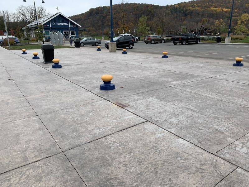 Bollards At the Mohawk Valley Welcome Center image. Click for full size.