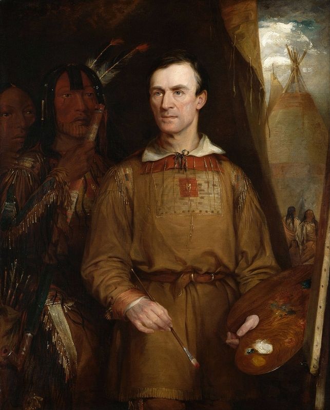 George Catlin by William Fisk. image. Click for full size.