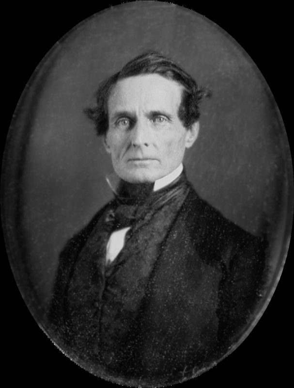 Jefferson Finis Davis (June 3, 1808 – December 6, 1889) image. Click for full size.