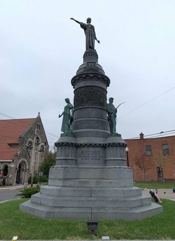 Utica Civil War Memorial image. Click for full size.