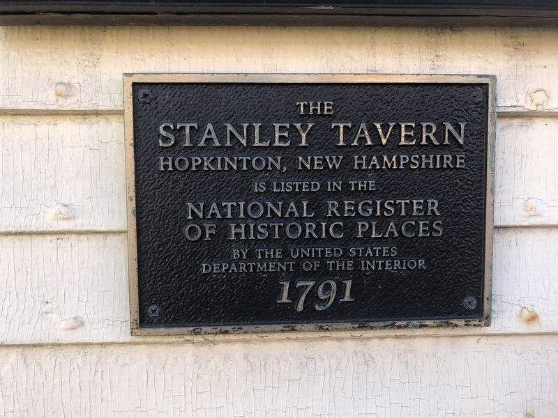 The Stanley Tavern Marker image. Click for full size.