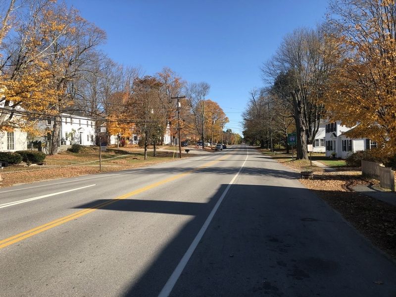 Hopkinton Village looking easterly along Main Street (US 202) image. Click for full size.