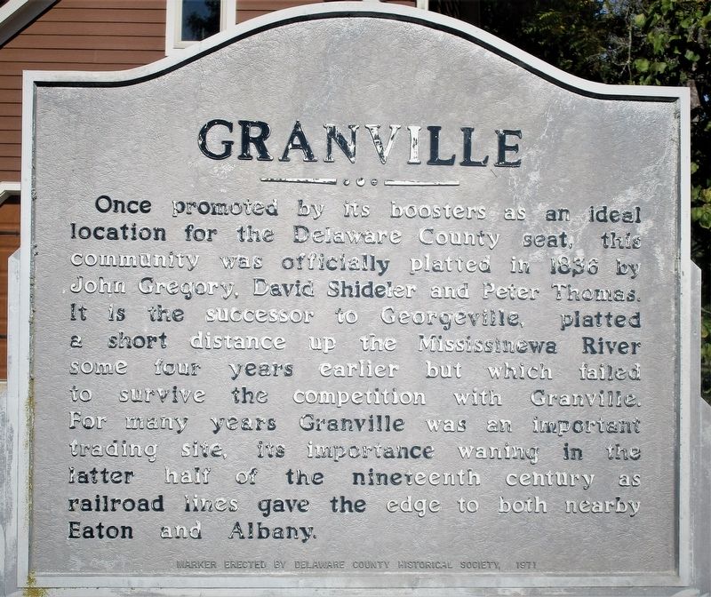 Granville Marker image. Click for full size.