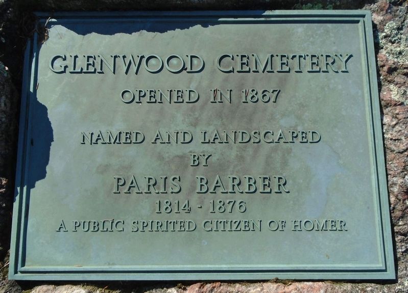 Glenwood Cemetery Marker image. Click for full size.