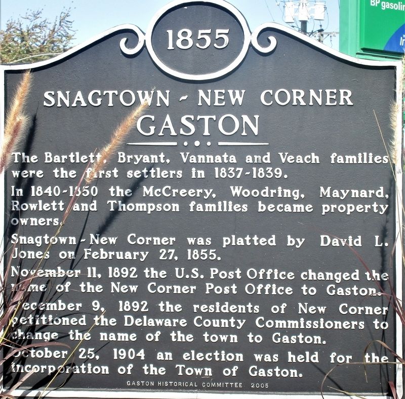Snagtown ~ New Corner Marker. Click for full size. Snagtown ~ New Corner Marker image. Click for full size.