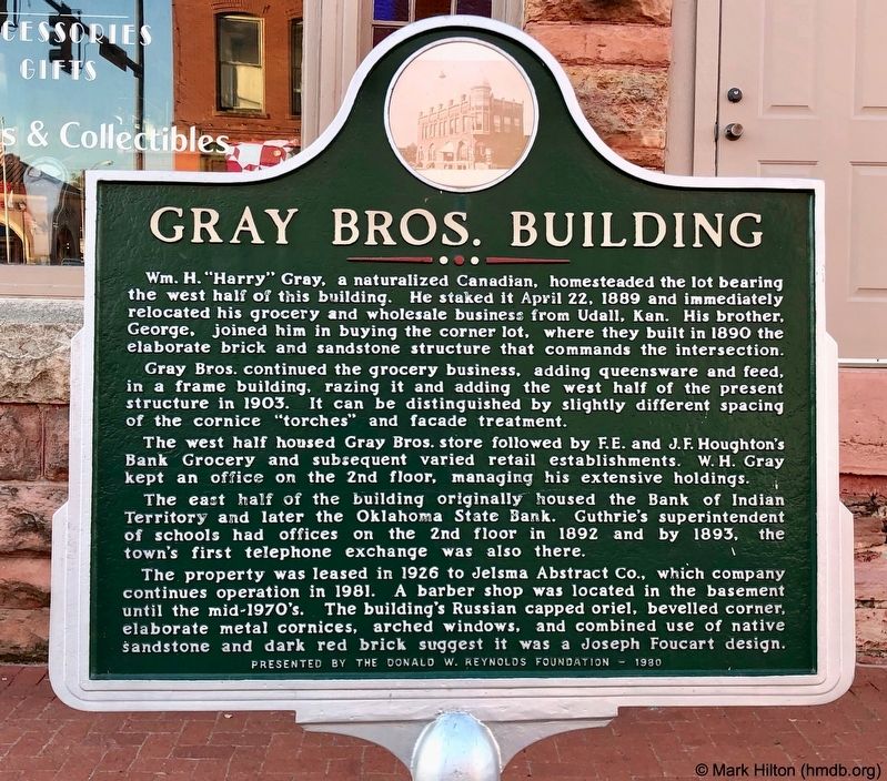 Gray Bros. Building Marker image. Click for full size.