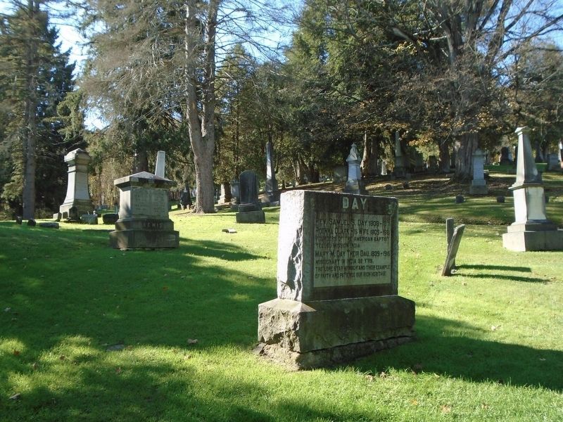 Rev. Samuel and Roenna Clark Day Marker. Click for full size. Rev. Samuel and Roenna Clark Day Marker image. Click for full size.