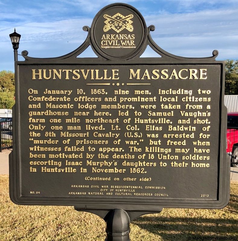 Huntsville Massacre Marker image. Click for full size.