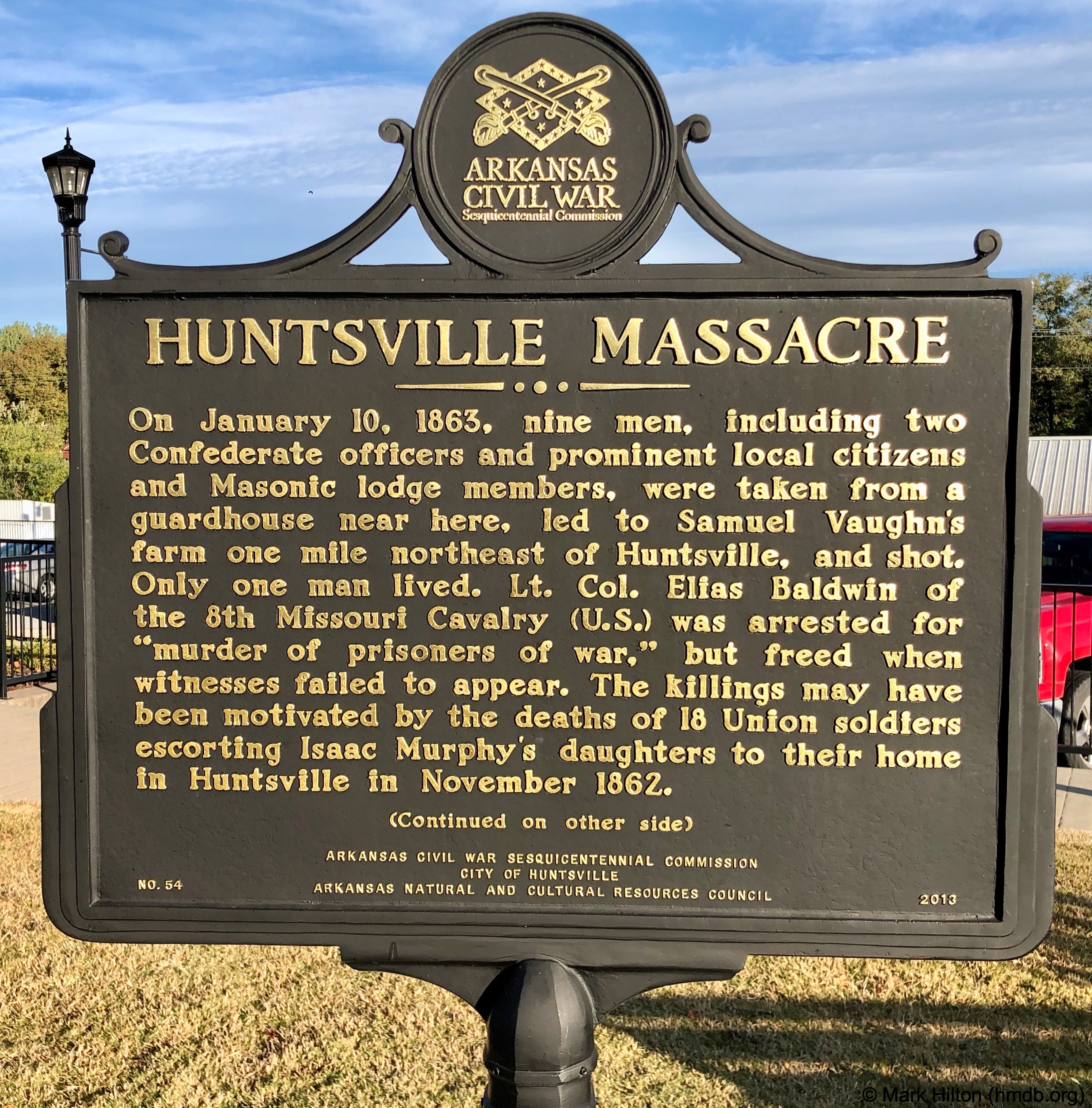 Huntsville Massacre Marker