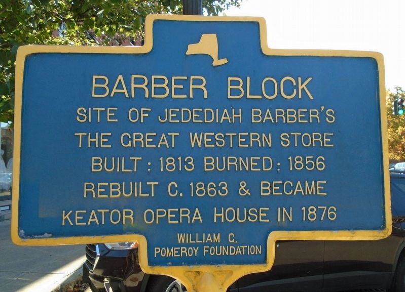 Barber Block Marker image. Click for full size.