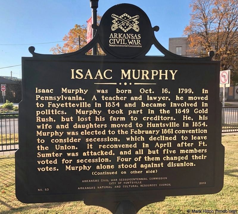 Isaac Murphy Marker image. Click for full size.