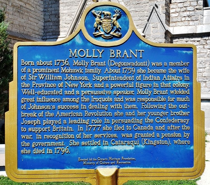 Molly Brant Marker image. Click for full size.