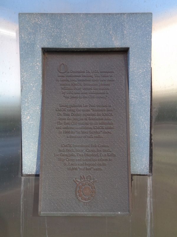 KMOX Marker. Click for full size. KMOX Marker image. Click for full size.