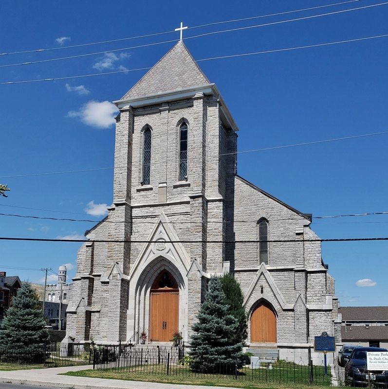 Saint Paul's Anglican Church<br>(<i>marker visible at bottom right</i>) image. Click for full size.