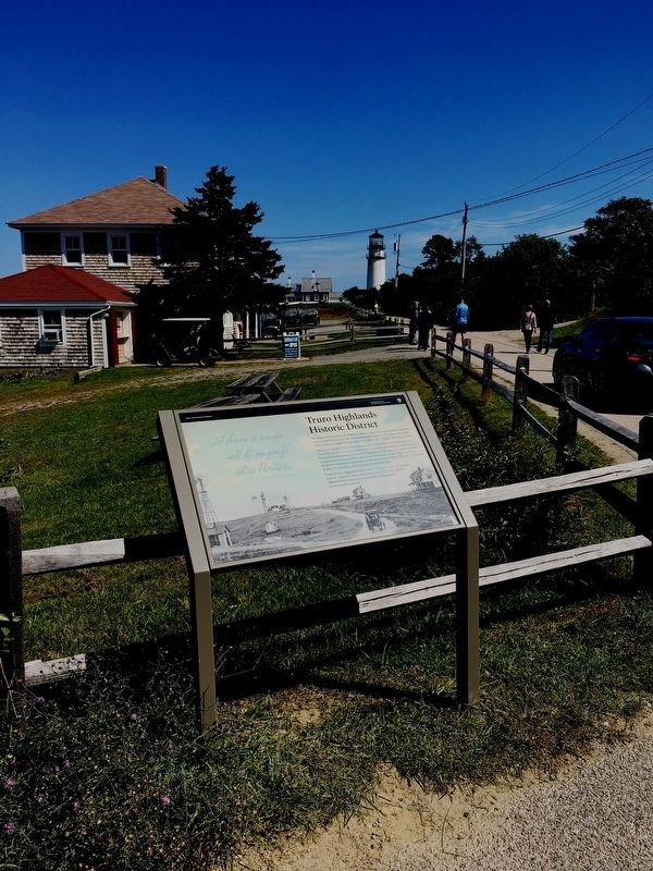 Truro Highlands Historic District Marker image. Click for full size.