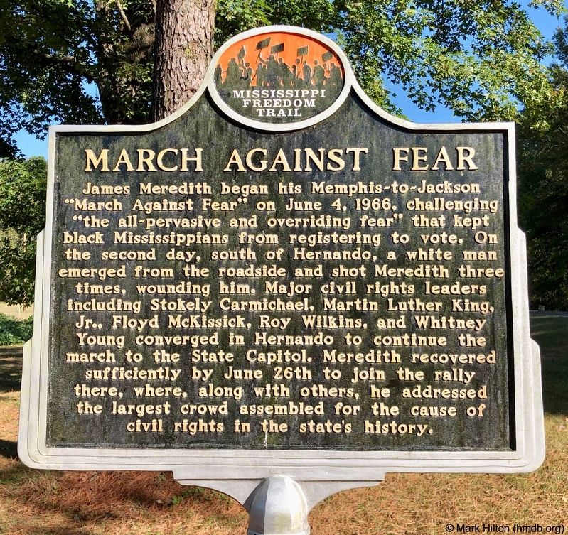 March Against Fear Marker image. Click for full size.