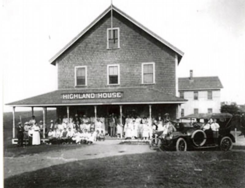 The Highland House, early 1900s image. Click for full size.