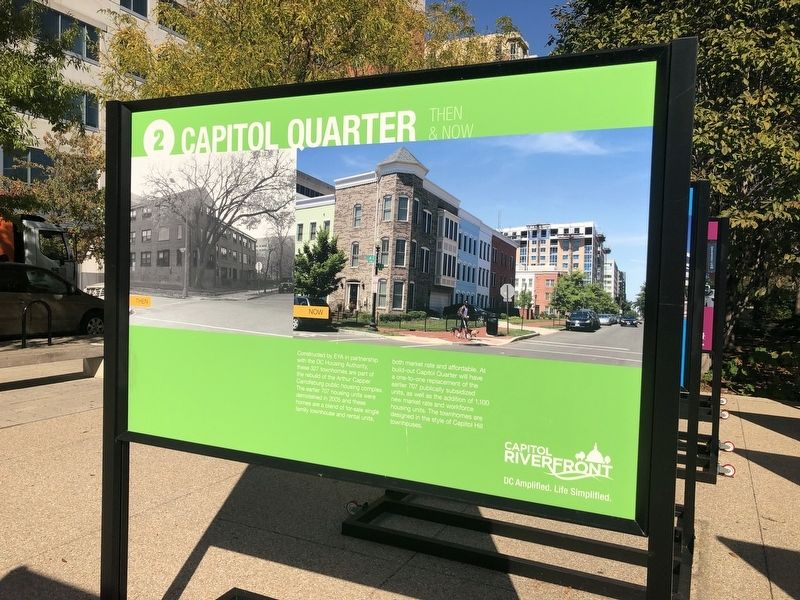 Capitol Quarter Marker. Click for full size. Capitol Quarter Marker image. Click for full size.