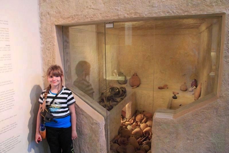 Ketef Hinnom Cave 24 Display, Israel Museum. Click for full size. Ketef Hinnom Cave 24 Display, Israel Museum image. Click for full size.