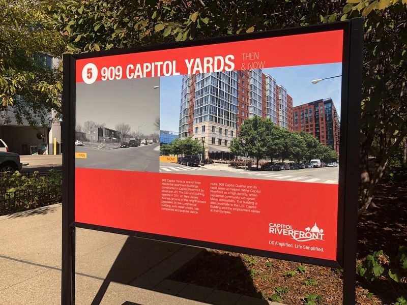 909 Capitol Yards Marker image. Click for full size.