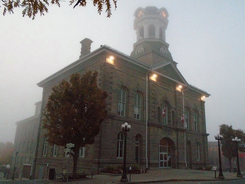 Victoria Hall and East Ward Market Building and Marker image. Click for full size.