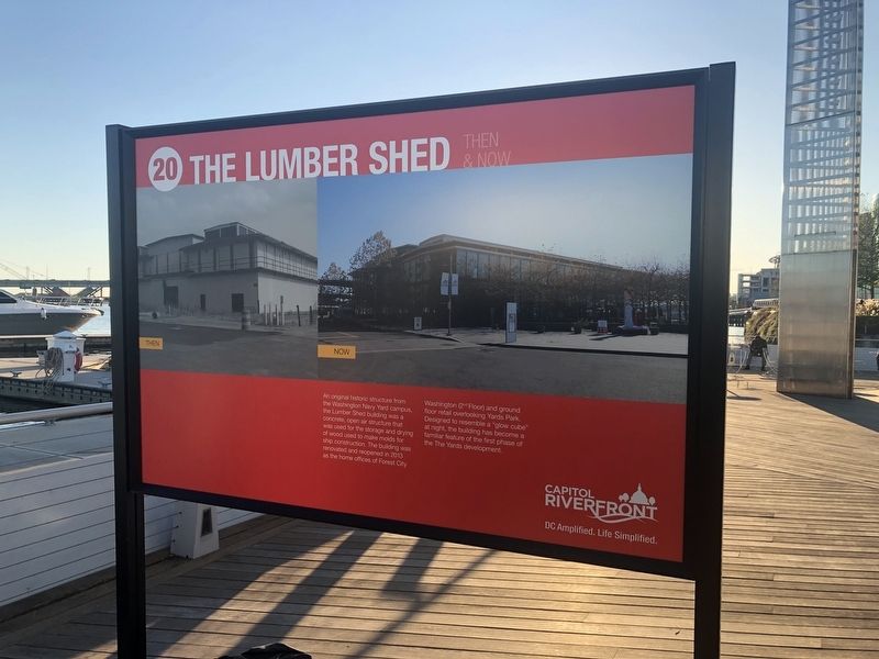 The Lumber Shed Marker image. Click for full size.
