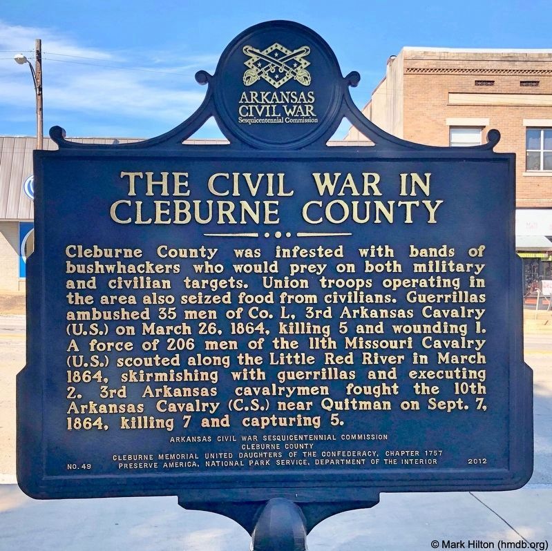 The Civil War in Cleburne County image. Click for full size.