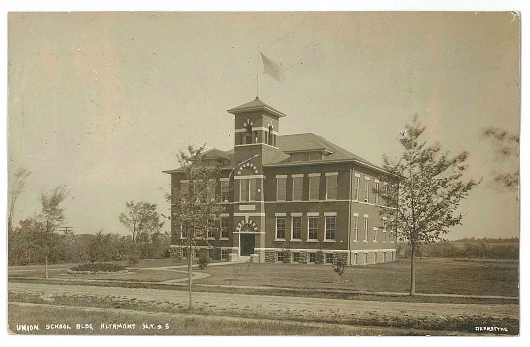Altamont High School Post Card image. Click for full size.
