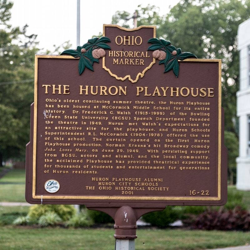 The Huron Playhouse Marker image. Click for full size.