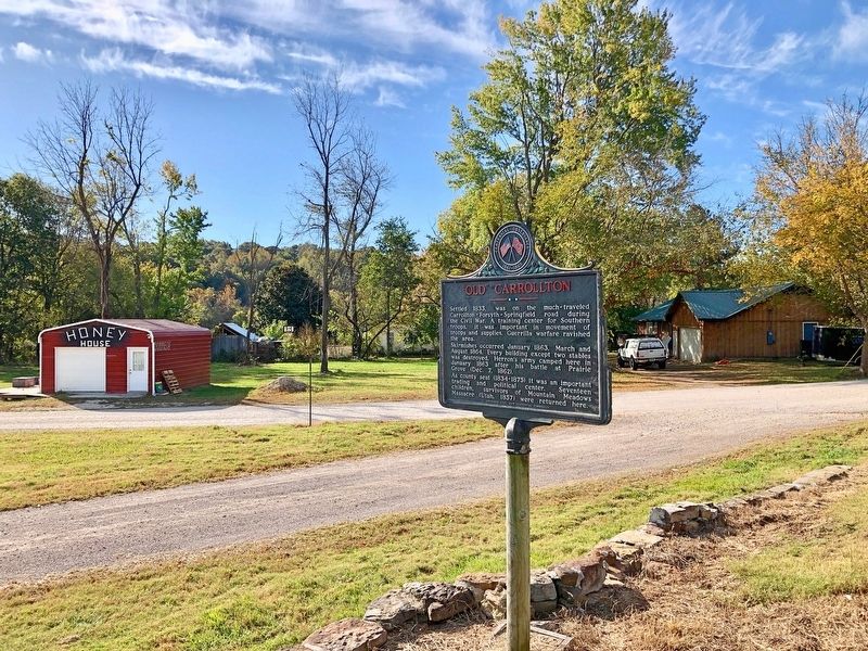 "Old" Carrollton Marker image. Click for full size.