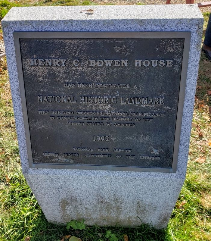 Henry C. Bowen House Marker image. Click for full size.