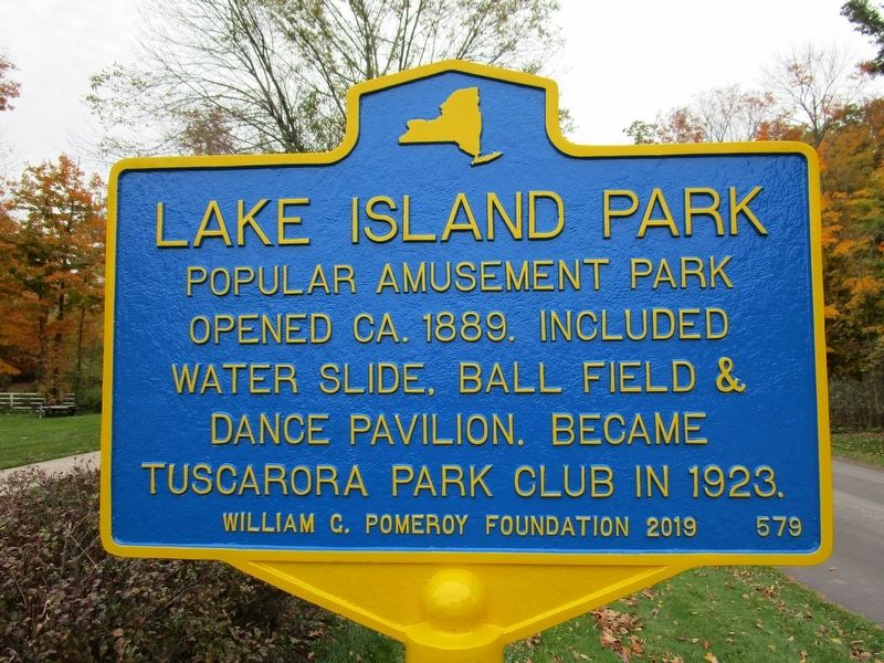 Lake Island Park Marker image. Click for full size.