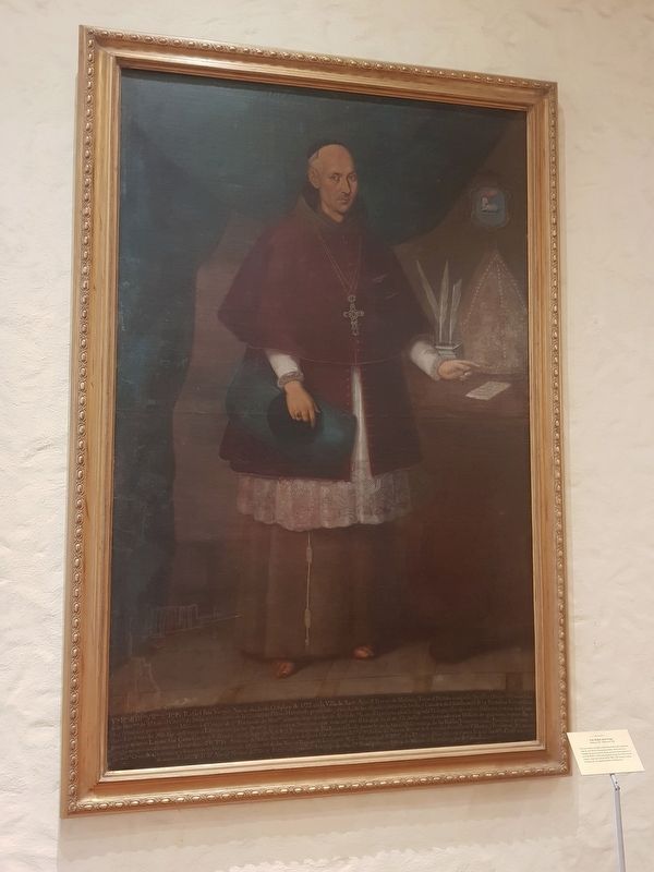 A portrait of Friar Rafael José Verger, founder of the Bishop's Palace. Click for full size. A portrait of Friar Rafael José Verger, founder of the Bishop's Palace image. Click for full size.
