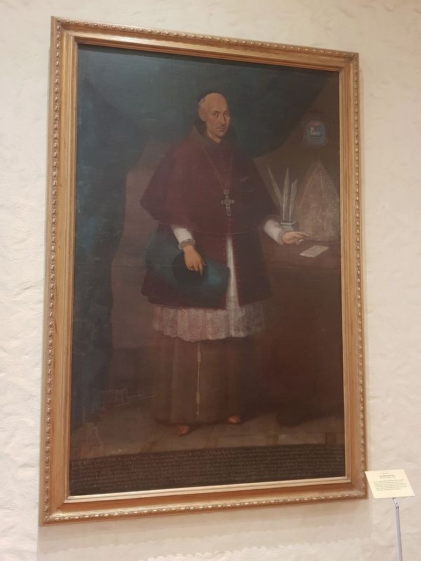 A portrait of Friar Rafael Jos Verger, founder of the Bishop's Palace image. Click for full size.