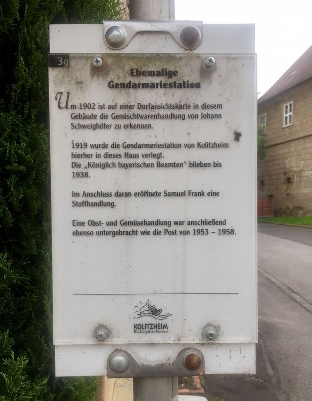 Ehemalige Gendarmeriestation / Former Police Station Marker image. Click for full size.