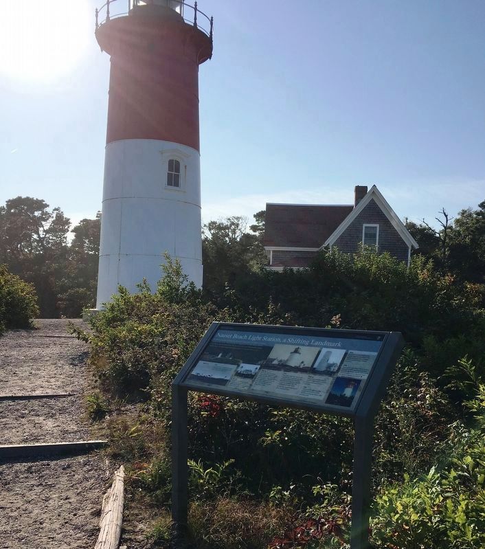 Nauset Beach Light Station and Marker image. Click for full size.
