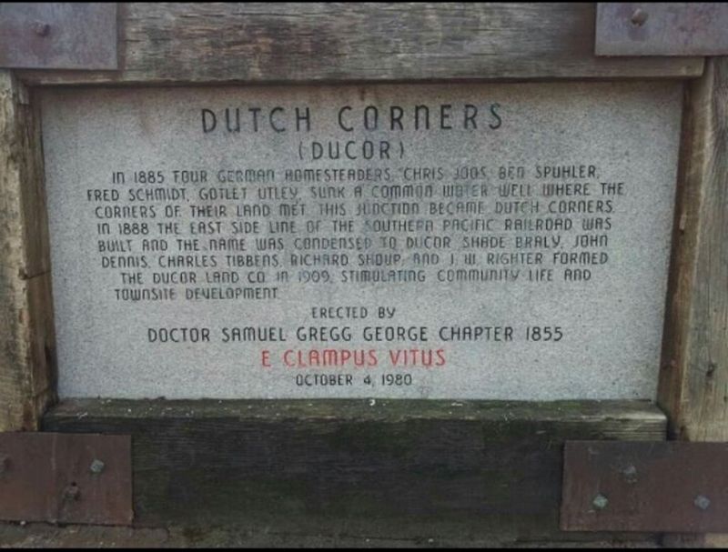 Dutch Corners Marker image. Click for full size.