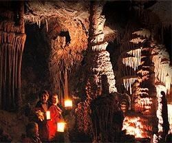 Lewis and Clark Caverns Holiday Candlelight Tour image. Click for full size.