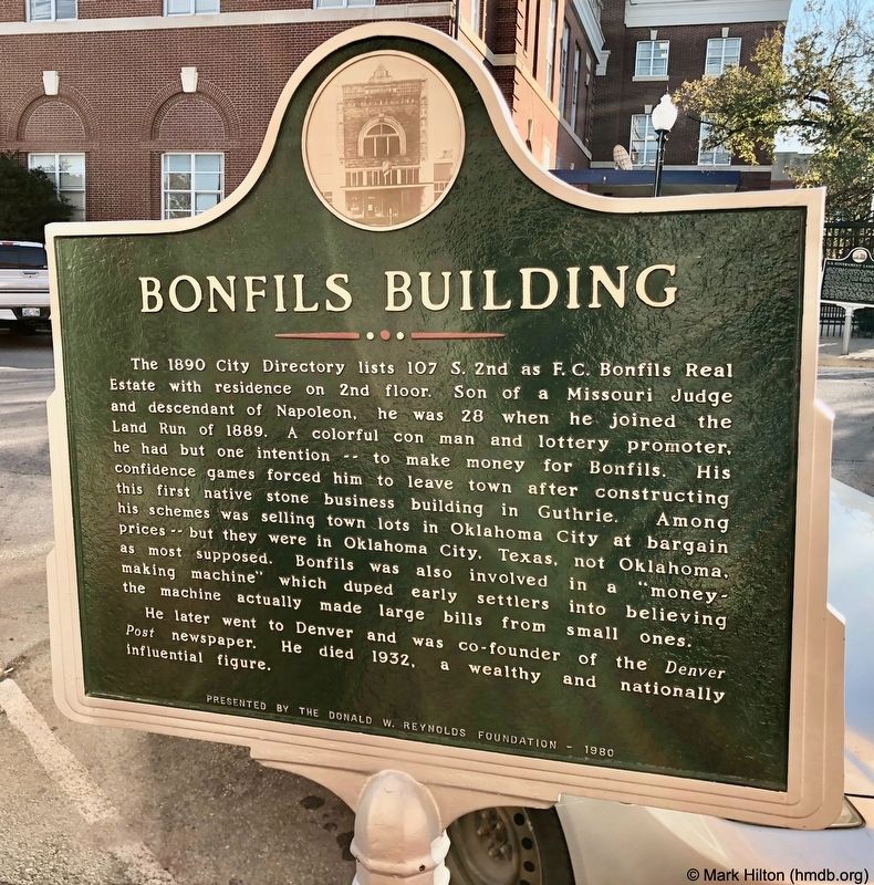 Bonfils Building Marker image. Click for full size.