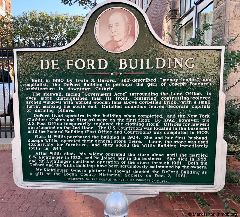 De Ford Building Marker image. Click for full size.