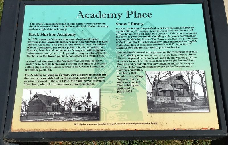 Academy Place Marker image. Click for full size.