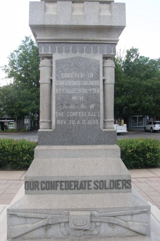 Our Confederate Soldiers Marker. Click for full size. Our Confederate Soldiers Marker image. Click for full size.
