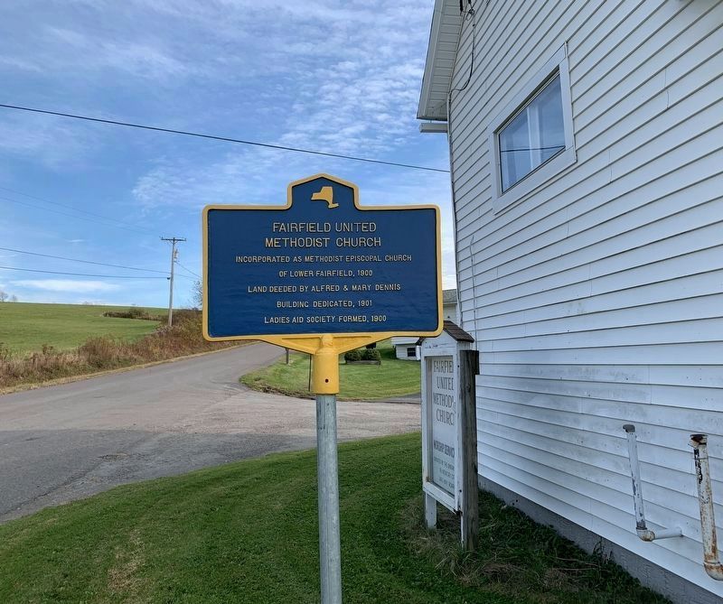 Fairfield United Methodist Church Marker. Click for full size. Fairfield United Methodist Church Marker image. Click for full size.
