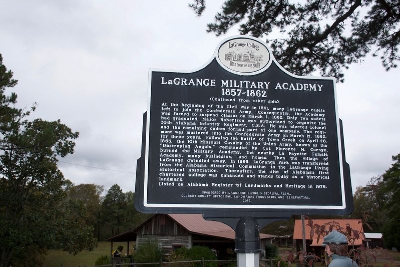 LaGrange Military Academy 1857-1862 Marker image. Click for full size.